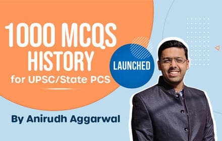 1000 MCQs History for UPSC / State PCS