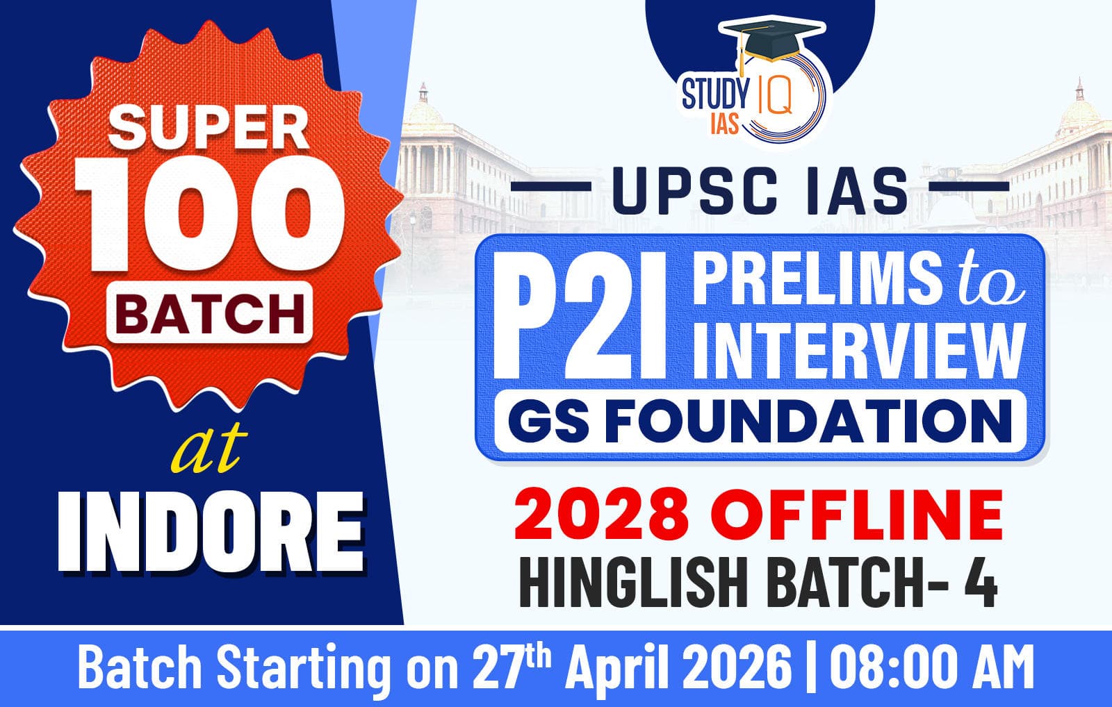 UPSC GS Foundation Hinglish Target 2028 (GSF-UPSC-M04)-IND