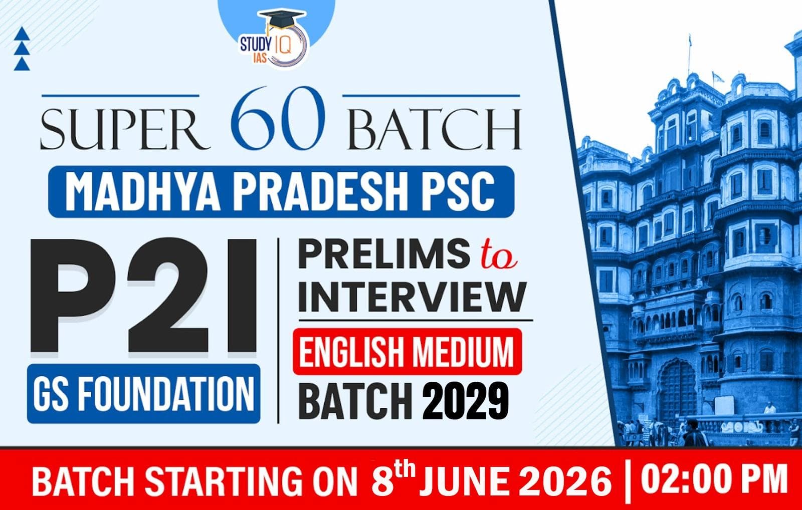 MPPSC GS Foundation Hinglish Target 2029 (GSF-MPPSC-E05)-IND